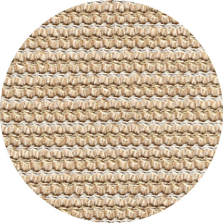 Almohada de concha mxhome - tela con efecto de baste - al aire libre