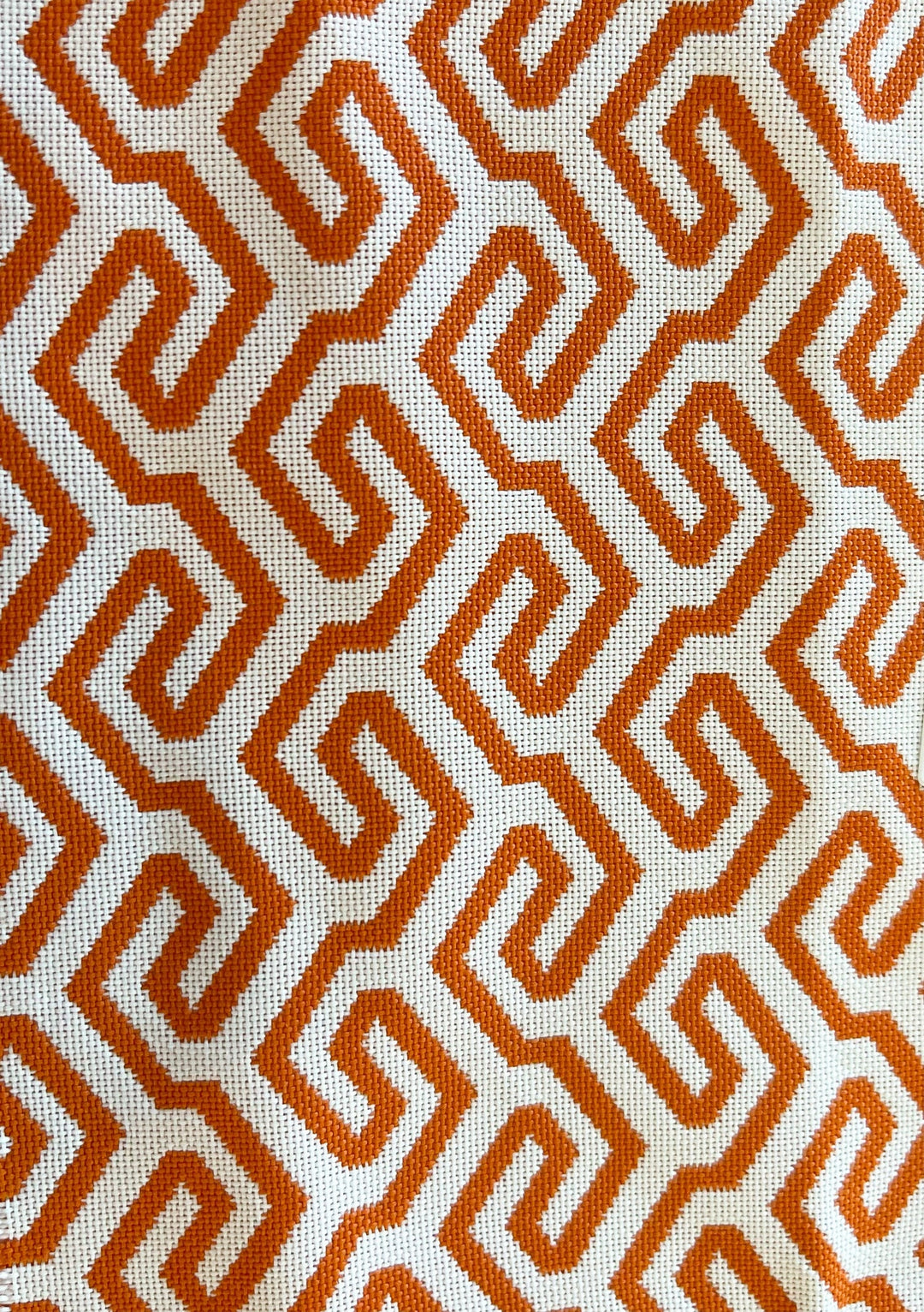 MXHOME Sonnenliege aus weißem und orangefarbenem Schaumstoff - Outdoor