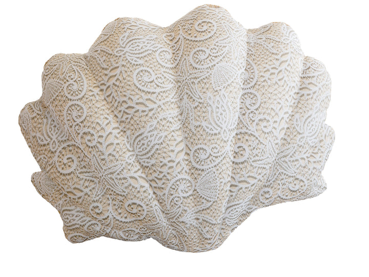 MXHOME Muschelkissen - Motiv „Spitzeneffekt“.