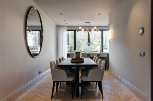 La sala da pranzo del Grand Interior Milano