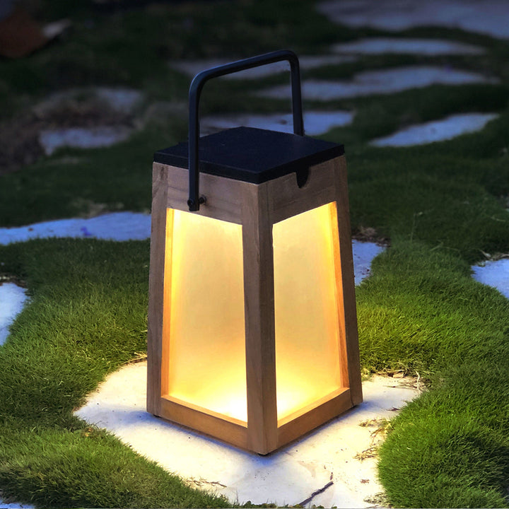 Les Jardins Teck Solar Gartenlaterne