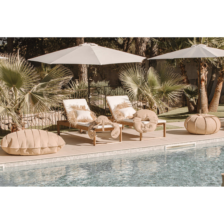 Mxhome xl -sitzsack, flotante - erizo de mar con efecto de baste o gris - al aire libre