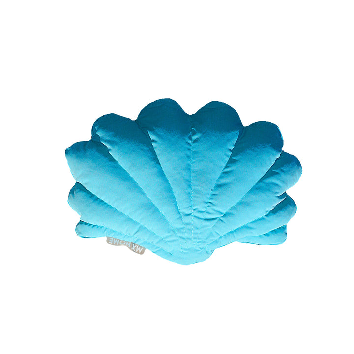 Almohada de concha mxhome - rafia o blanco o azul - al aire libre