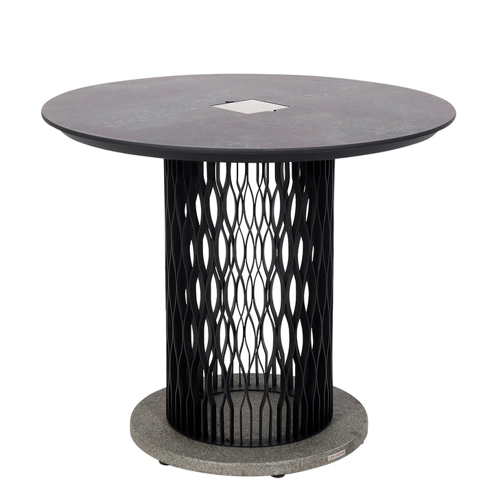 Les Jardins Mesa de jardín iluminada de halo Ø110 cm