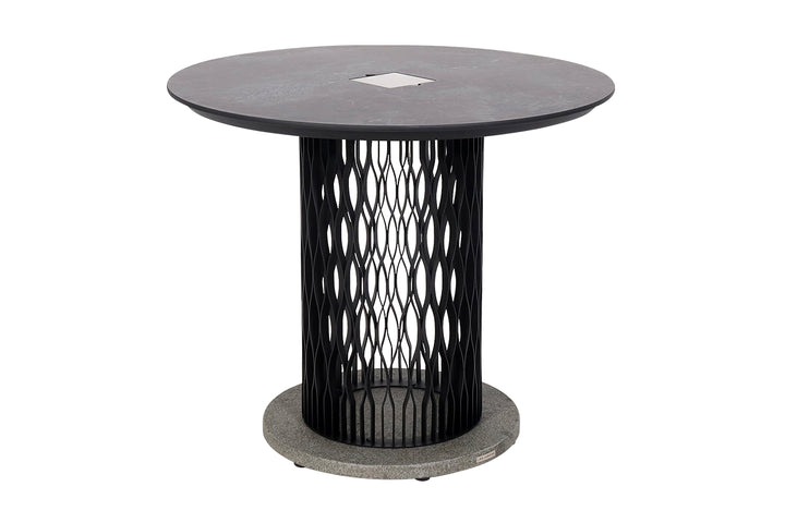 Les Jardins Mesa de jardín iluminada de halo Ø110 cm